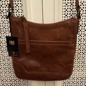 Frye Tan Leather Men's Messenger Bag